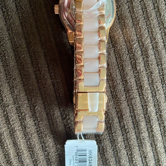 MICHAEL KORS RITZ QUARTZ ROSE GOLD DIAL STEEL LADIES WATCH - Picture 5 of 5